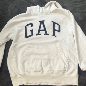GAP Teen White and Blue sweatshirt